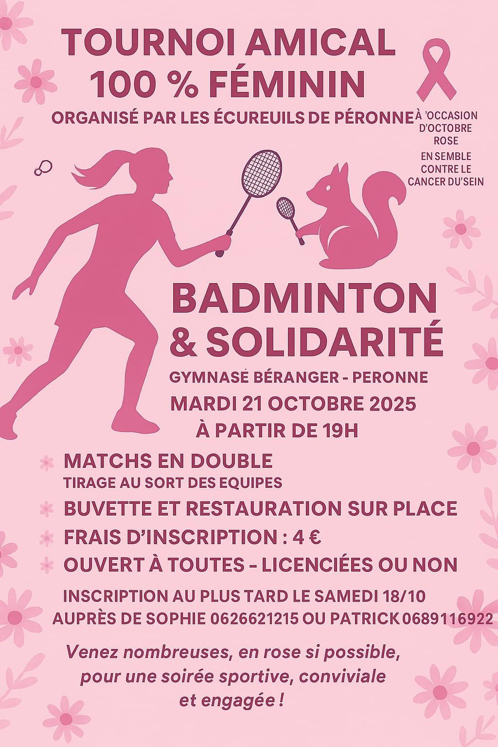 Tournoi  d'Octobre Rose